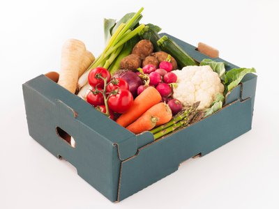 Laminated vegetable box